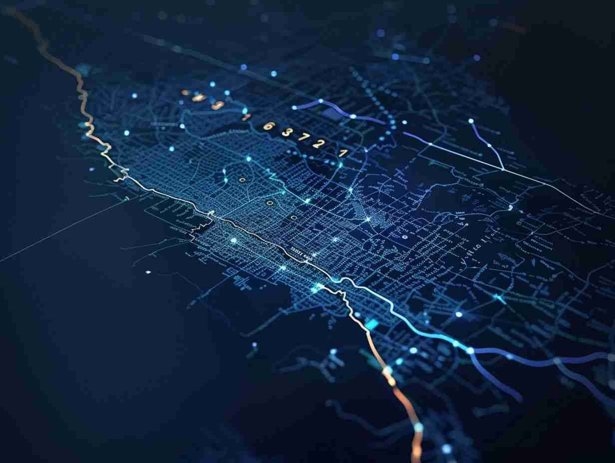 Geographical Coverage of 213 Area Code