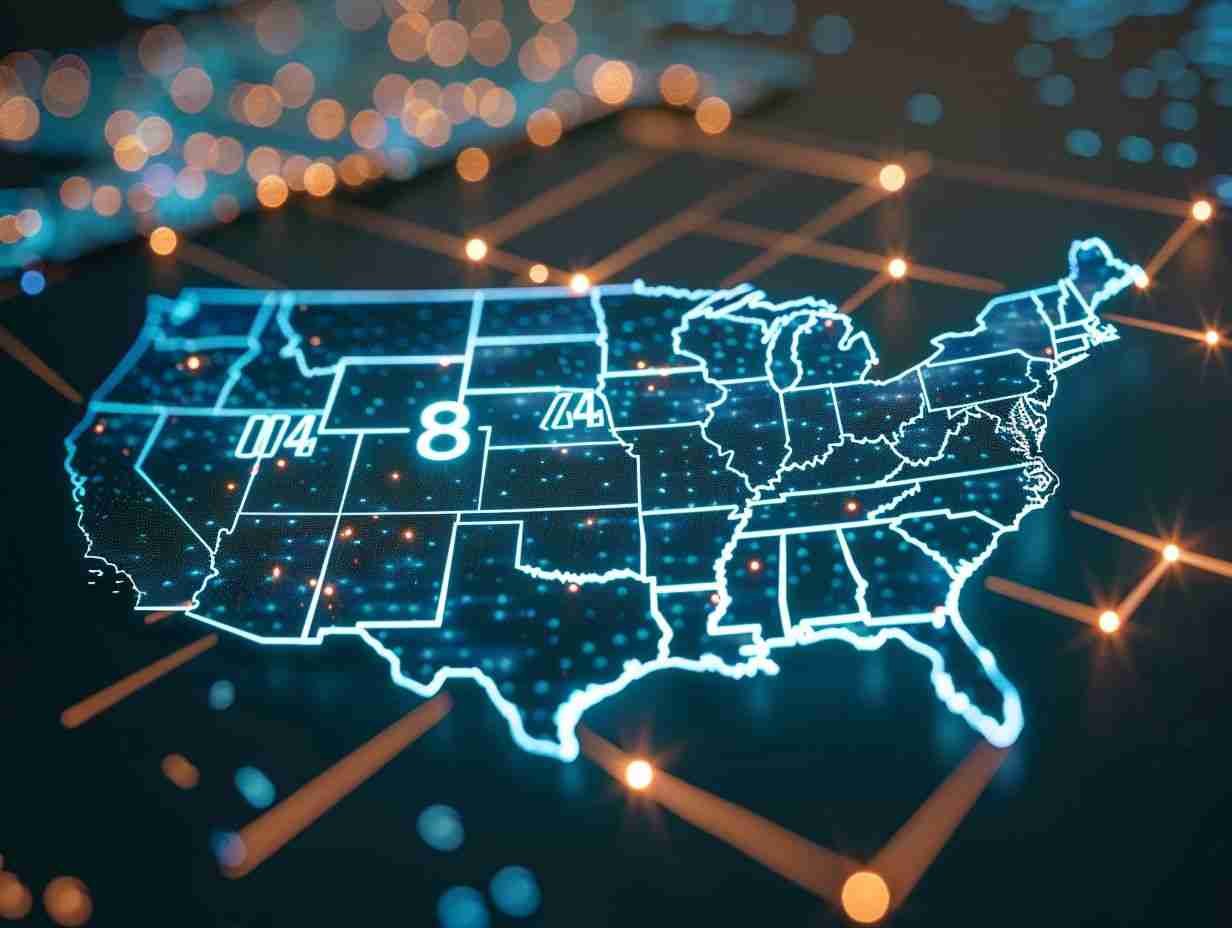 States and Territories within the 844 Area Code